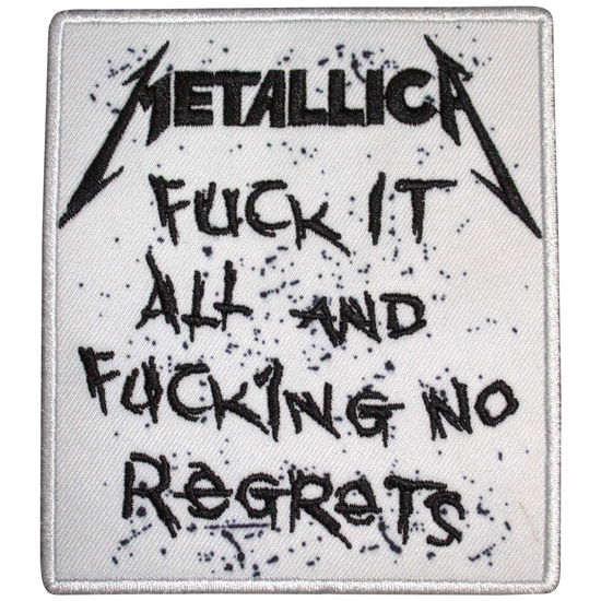 Cover for Metallica · Metallica Woven Patch: No Regrets (Standard) (Patch) (2024)