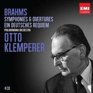 Cover for Po / Klemperer · Brahms / Symphonies &amp; Overtures (CD) [Limited edition] [Box set] (2013)