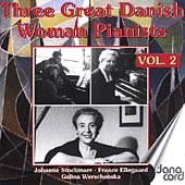 Cover for V2: 3 Great Danish Woman Piani / Var (CD) (1997)