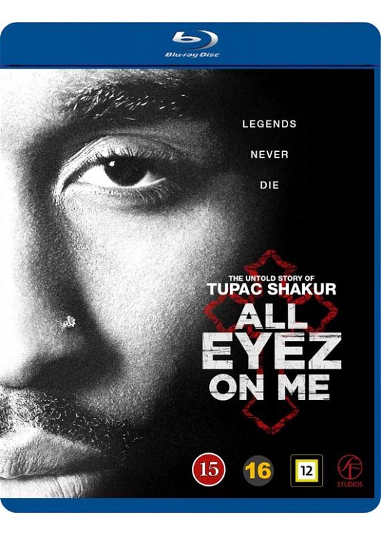 Cover for Tupac Shakur · All Eyez on Me (Blu-ray) (2017)