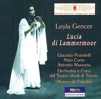 Cover for Donizetti / Gencer / Prandelli / Carta / Hussu · Lucia Di Lammermoor (CD) (2007)