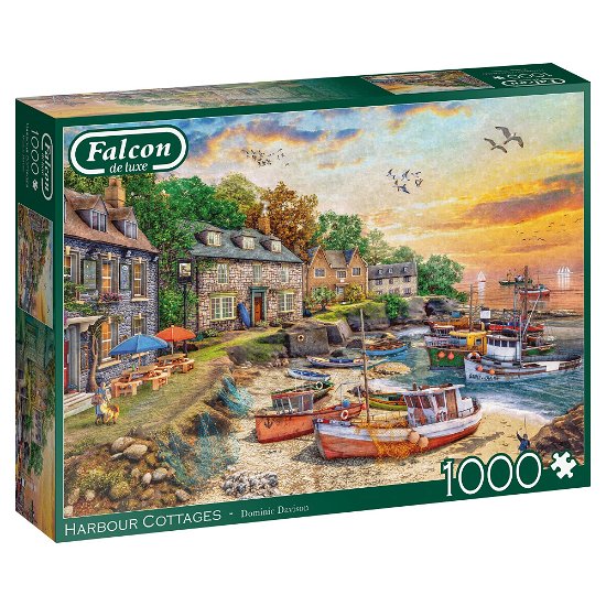 Cover for Falcon · Harbour Cottages (1000 Stukjes) (Jigsaw Puzzle)