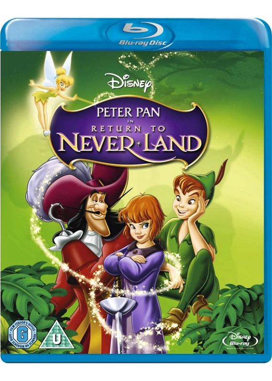 Cover for Peter Pan Return to Never Land · Peter Pan - Return To Never Land (Blu-ray) (2012)