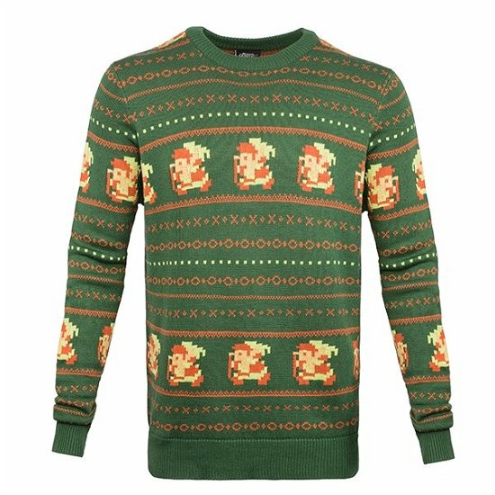 Zelda Christmas Sweater Green (Maglione Unisex Tg. XL) - Nintendo: Legend Of Zelda (The) - Merchandise -  - 8718526526820 - 