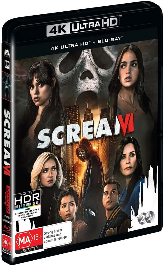 Cover for Scream Vi (4k / Blu-ray) (Blu-Ray) (2023)