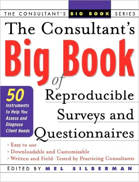 Cover for Mel Silberman · The Consultant's Big Book of Reproducible Surveys and Questionnaires (Taschenbuch) [Ed edition] (2002)