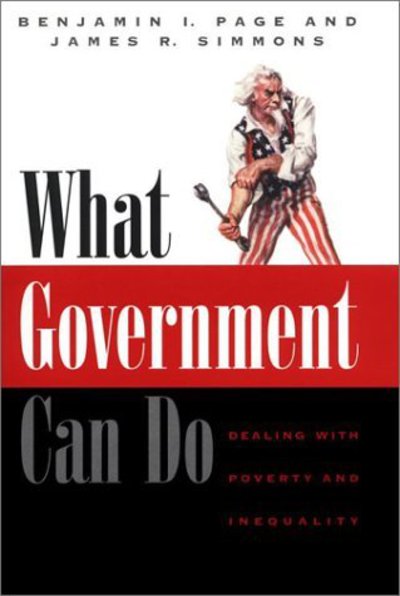 Cover for Benjamin I. Page · What Government Can Do: Dealing with Poverty and Inequality - American Politics and Political Economy Series (Taschenbuch) [2nd edition] (2002)