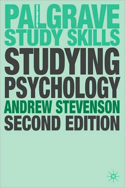 Cover for Andrew Stevenson · Studying Psychology - Macmillan Study Skills (Paperback Book) [2nd ed. 2007 edition] (2007)