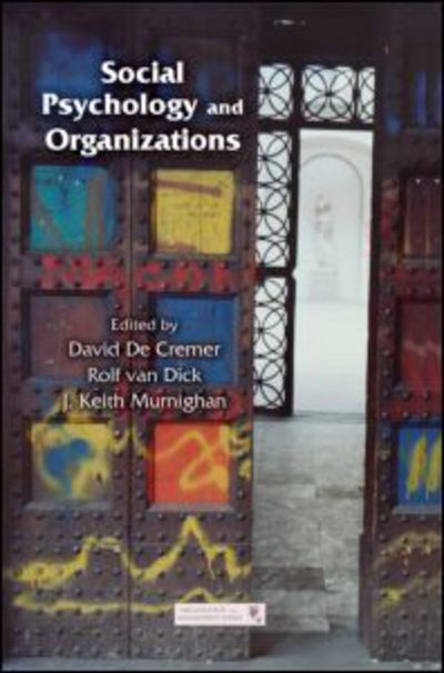 Cover for David De Cremer · Social Psychology and Organizations - Organization and Management Series (Paperback Book) (2012)