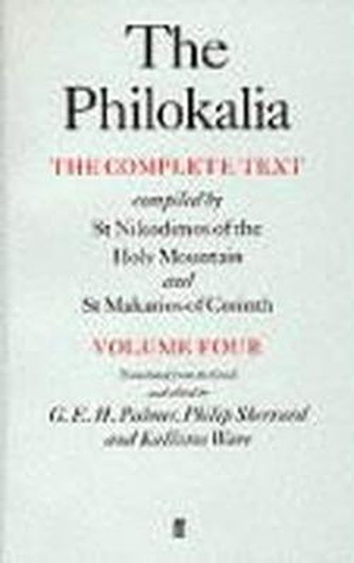 The Philokalia Vol 4 - G.E.H. Palmer - Livros - Faber & Faber - 9780571193820 - 6 de julho de 1998