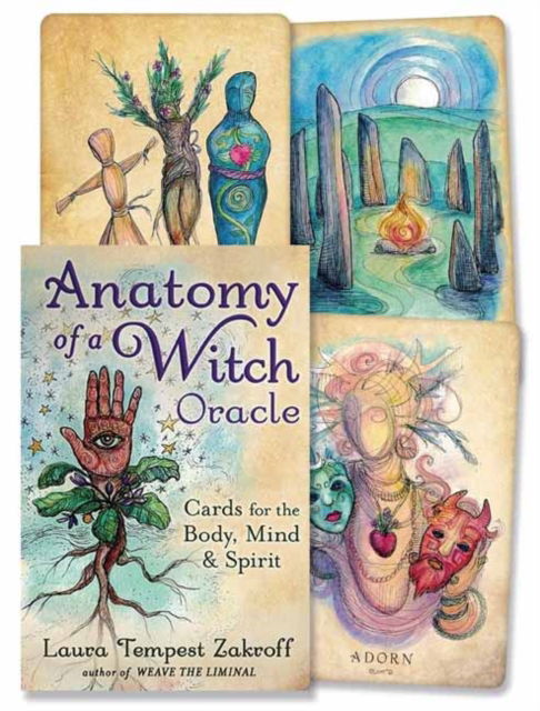 Cover for Laura Tempest Zakroff · Anatomy of a Witch Oracle: Cards for the Body, Mind &amp; Spirit (Bok) (2022)