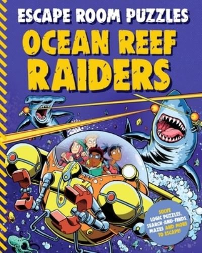 Cover for Editors of Kingfisher · Escape Room Puzzles: Ocean Reef Raiders - Escape Room (Paperback Book) (2023)