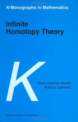 Cover for Hans-joachim Baues · Infinite Homotopy Theory - K-monographs in Mathematics (Hardcover Book) (2001)