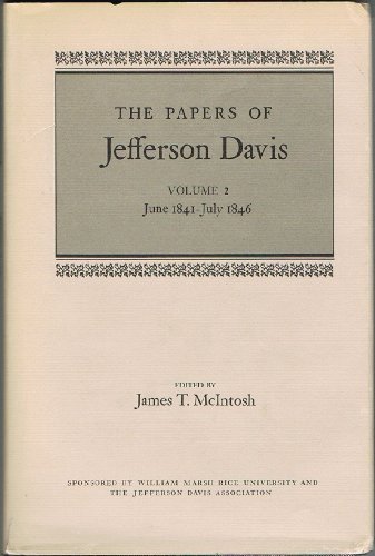 Cover for Jefferson Davis · The Papers of Jefferson Davis: June 1841-July 1846 - The Papers of Jefferson Davis (Gebundenes Buch) (1975)