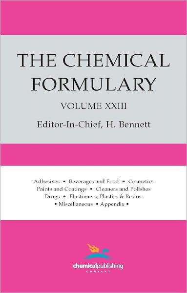 Cover for H Bennett · The Chemical Formulary, Volume 23: Volume 23 (Hardcover Book) (1981)