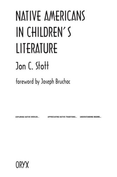 Cover for Jon C. Stott · Native Americans in Children's Literature (Paperback Book) (1995)