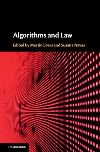 Cover for Martin Ebers · Algorithms and Law (Hardcover Book) (2020)