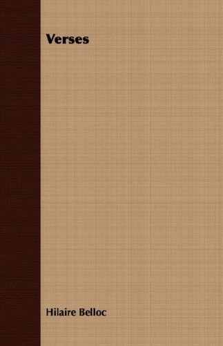 Cover for Hilaire Belloc · Verses (Paperback Bog) (2008)