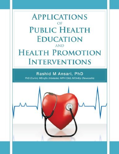 Cover for Ansari Ph.d Rashid Ansari · Applications of Public Health Education and Health Promotion Interventions (Taschenbuch) (2012)