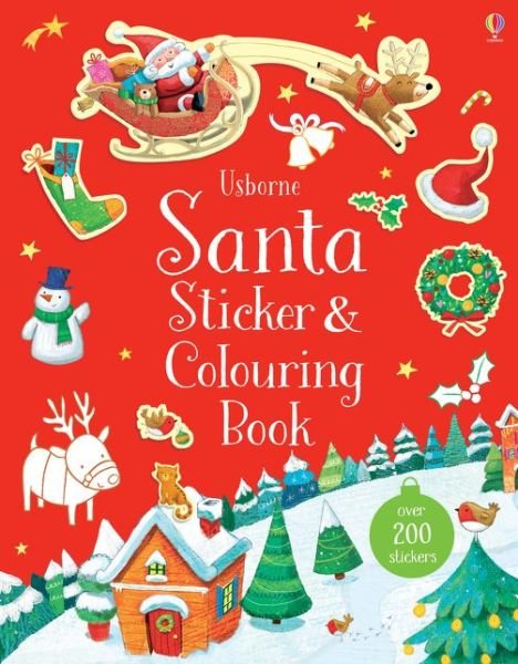 Santa Sticker and Colouring Book - Sticker and Colouring Book - Sam Taplin - Libros - Usborne Publishing Ltd - 9781474932820 - 1 de octubre de 2017