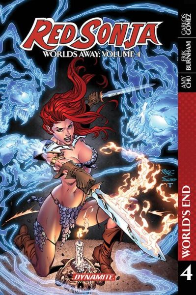 Cover for Amy Chu · Red Sonja: Worlds Away Vol. 4 TPB - RED SONJA WORLDS AWAY TP (Paperback Book) (2019)