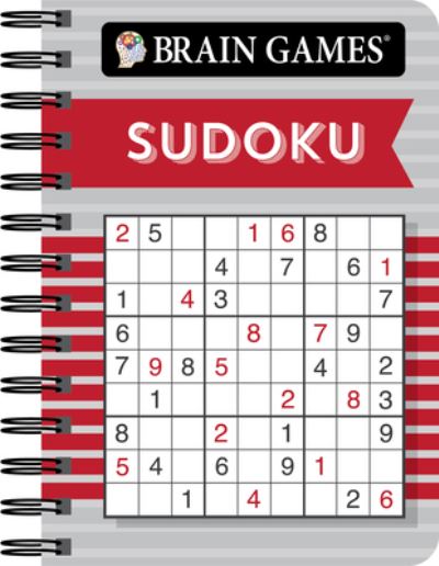 Cover for Publications International Ltd · Brain Games Mini - Sudoku (Red) (Spiral Book) (2021)