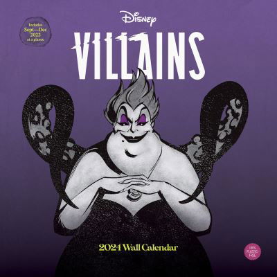 2024 Disney Villains Wall Calendar - Disney - Mercancía - Chronicle Books - 9781797222820 - 31 de agosto de 2023