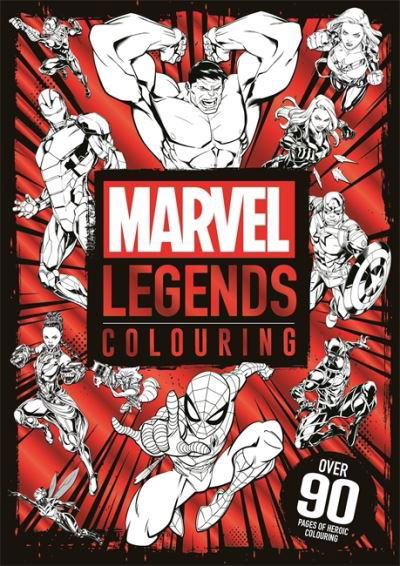 Cover for Marvel Entertainment International Ltd · Marvel Legends Colouring - Young Adult Colouring (Pocketbok) (2023)