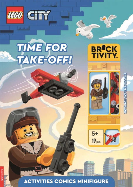 LEGO® City: Time for Take-Off! Activity Book (with Freddie Flyer minifigure and toy plane mini-build) - Lego® - Bücher - Michael O'Mara Books Ltd - 9781837250820 - 10. April 2025