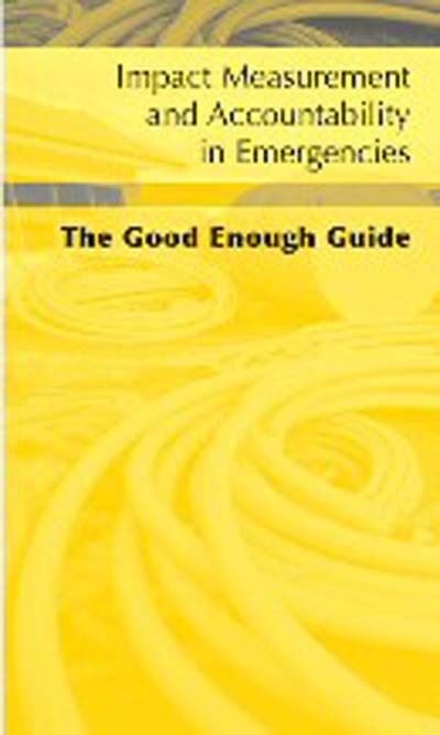 Cover for Oxfam · Impact Measurement and Accountability in Emergencies (Paperback Bog) (2007)