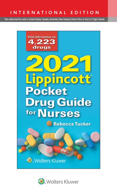 Cover for Rebecca Tucker · 2021 Lippincott Pocket Drug Guide for Nurses (Paperback Book) [Ninth, International edition] (2020)