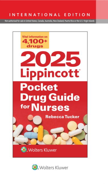 Cover for Rebecca Tucker · 2025 Lippincott Pocket Drug Guide for Nurses (Taschenbuch) [Thirteenth, International edition] (2024)