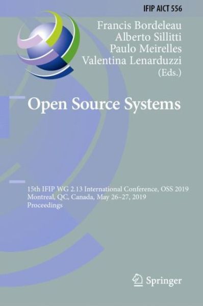 Cover for Meirelles · Open Source Systems (Book) [1st ed. 2019 edition] (2019)