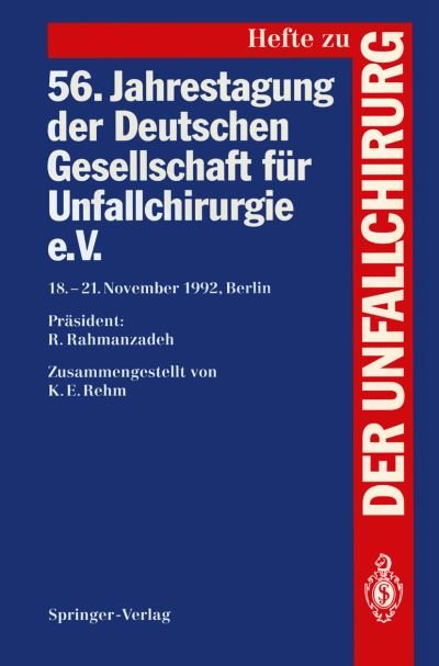 Cover for K E Rehm · 56 Jahrestagung: Papers (Paperback Book) (1993)