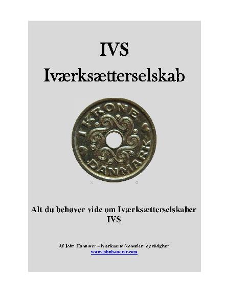 Cover for John Hannover · IVS - Iværksætterselskaber (Paperback Book) (2015)