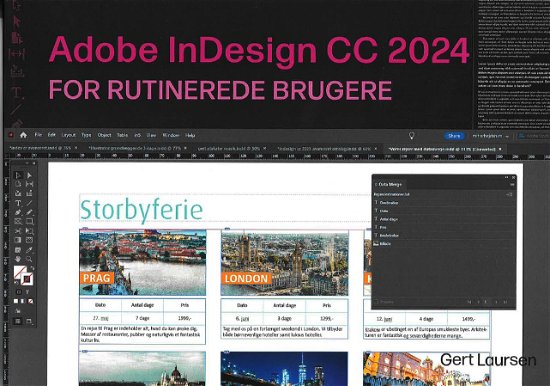Cover for Gert Laursen · Adobe InDesign 2024 for rutinerede brugere (Paperback Book) [1er édition] (2023)