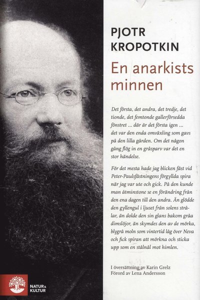 En anarkists minnen - Pjotr Kropotkin - Bøger - Natur & Kultur Allmänlitteratur - 9789127153820 - 30. oktober 2018