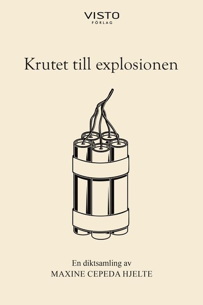 Cover for Maxine Cepeda Hjelte · Krutet till explosionen (Paperback Book) (2021)