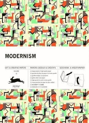 Modernism: Gift & Creative Paper Book - Pepin Van Roojen - Bøker - Pepin Press - 9789460090820 - 17. august 2017