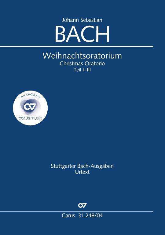 Cover for Bach · Weihnachtsoratorium,I-III,KA (Bok)