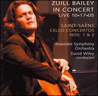 Zuill Bailey in Concert: Live 10/17/05 / Cello Cto - Saint-saens / Bailey / Roanoke Sym Orch / Wiley - Music - DELOS - 0013491337821 - April 24, 2007
