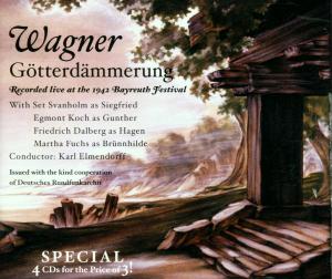 Cover for Wagner / Fuchs / Svanholm / Koch / Elmendorff · Gotterdammerung (CD) (2000)