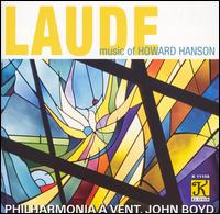 Cover for Hanson / Philharmonia a Vent / Boyd · Laure: Music of Howard Hanson (CD) (2006)