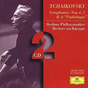 Cover for Bp / Karajan · Tchaikovsky: Syms 4 . 5 &amp; 6 (CD) (1997)