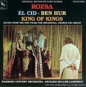 Cover for Rozsa · EL CID / BEN HUR / KING OF KINGS-Rozsa (CD)