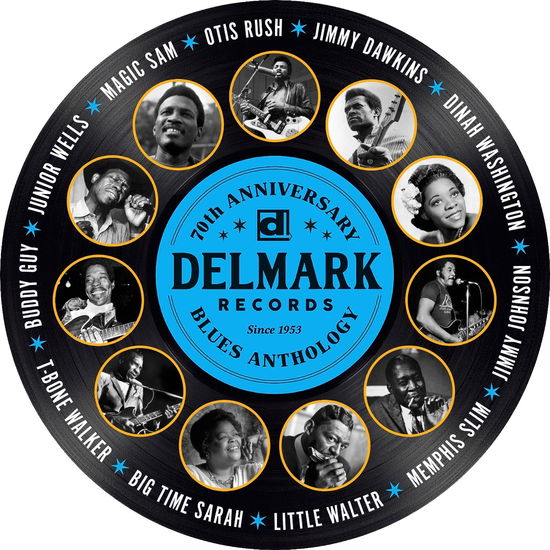 Cover for Delmark 70th Anniversary Blues Anthology / Various (CD) (2023)