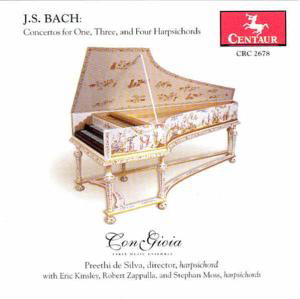 Cover for Bach / De Silva / Kinsley / Zappulla / Moss · Concertos for Harpsichord (CD) (2004)