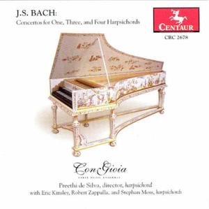 Concertos for Harpsichord - Bach / De Silva / Kinsley / Zappulla / Moss - Music - Centaur - 0044747267821 - June 29, 2004