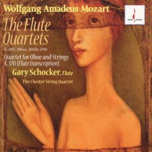 Cover for Mozart / Schocker,gary / Chester String Quartet · Flute Quartets (CD) (1996)