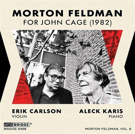 Cover for Carlson / Karis · Feldman / For John Cage (CD) (2018)